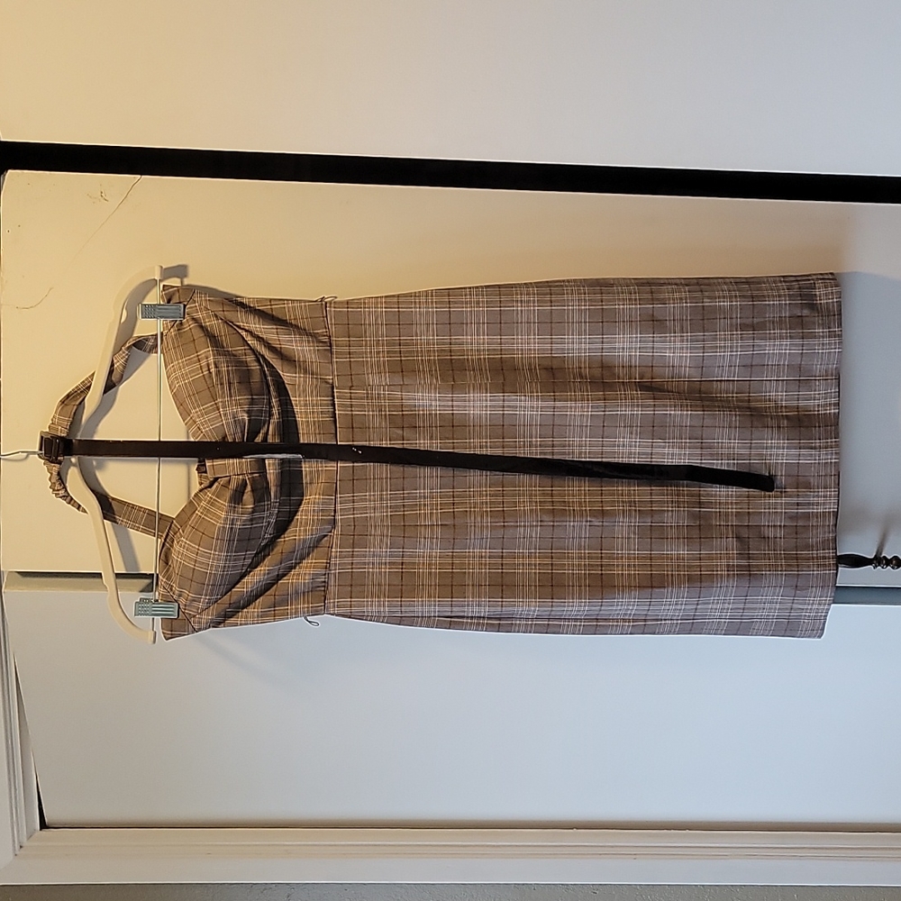 Vintage Style Plaid Dress